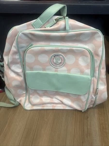 Victoria Secret PINK University Rucksack weiß gepunktet mit rosa und mint SCHÖN - Bild 1 von 21