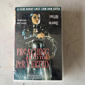 Preaching To The Perverted VHS retro movie tested Rare Screening Copy Banned Hot - Bild 1 von 5