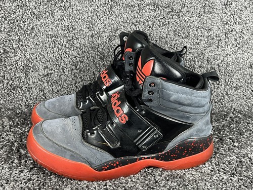 Adidas Hackamore Fearless scarpe da basket con cinturino alte da uomo taglia 15