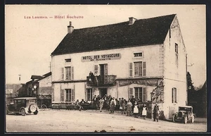 CPA Les Laumes, Hotel des Voyageurs Mon. Rochette - Picture 1 of 2
