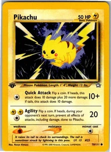 Pikachu Common Neo Genesis 070/111 NM 1st Edition - Picture 1 of 2
