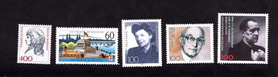Germany 1991-92 group of stamps Mi#1574-1575+1582-1584 MNH CV=15.9$ - Image 1 of 2