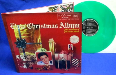 LP ELVIS PRESLEY - CHRISTMAS ALBUM /GER BLACK RCA /GREEN WAX / GATEFOLD +Booklet - Bild 1 von 4
