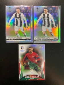 2018-19 Topps Chrome UCL Cristiano Ronaldo Refractor #100 Juventus LOT - Picture 1 of 1