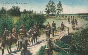 WWI DETACHMENT OF US CAVALRY ARMY VINTAGE POSTCARD 1919 092825 U - Picture 1 of 2