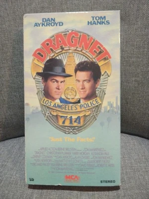  Dragnet VHS Tom Hanks Dan Aykroyd Cult Classic Comedy Action MCA Home Video - Image 1 of 2