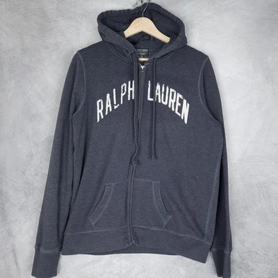 Polo Jeans Company Hoodie Womens XL Full Zip Ralph Lauren Spell Out Athletic - Image 1 of 4