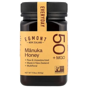 Manuka Honig, roh & nicht pasteurisiert, MGO 50+, 17,6 oz (500 g) - Bild 1 von 2