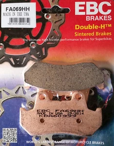 EBC/FA069HH Sintered Brake Pads (Rear) for Honda CB750, CB900, CBX1000, GL1100 - Picture 1 of 2