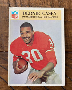 1966 Philadelphia Football #174 Bernie Casey- Good Condition - See picture