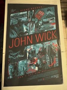 John Wick Christopher Cox 24”x36” Serigrafía Como Nueva Variante #35 - Imagen 1 de 3