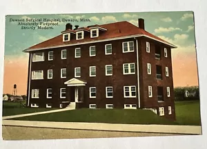 Postal antigua de Dawson Minnesota DAWSON HOSPITAL QUIRÚRGICO - Imagen 1 de 2
