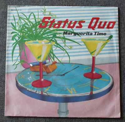 Status Quo, marguerita time / resurrection,  45 tours import + insert promo - Photo 1/3