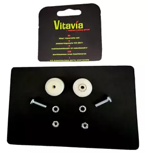 Vitavia Greenhouse Door  Wheels 22m Kit suitable for Juliana Halls AGL. Free P&P - Picture 1 of 14