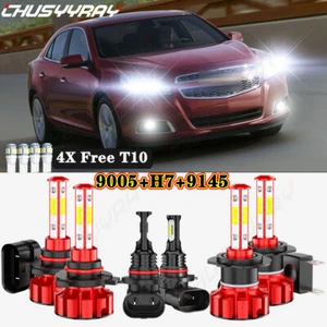 Para For Malibu 2013-2015 6X Bombillas LED Faro Hi/Lo + Luz Antiniebla - Bild 1 von 23