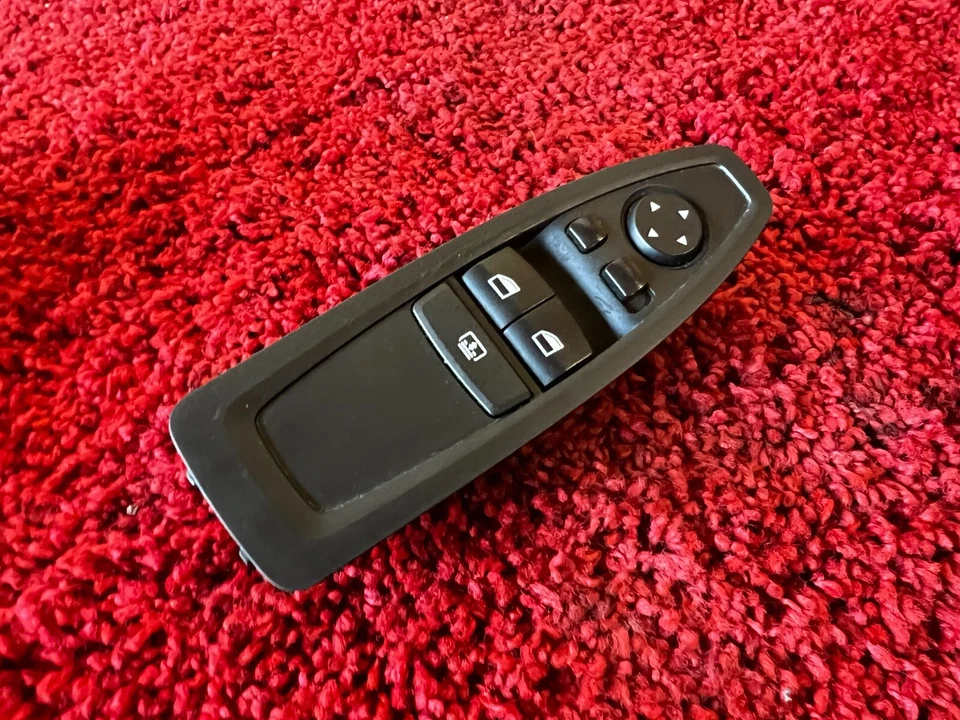 BMW 2014-2020 F32 F82 DELANTERO IZQUIERDO LADO CONDUCTOR VENTANA PRINCIPAL INTERRUPTOR OEM 75MK Foto 1 de 4