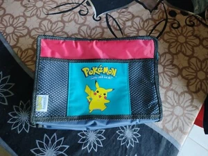 90s VINTAGE AZ DESIGNZ POKEMON PIKACHU SATCHEL LUNCH BAG - Great for cards - Picture 1 of 7