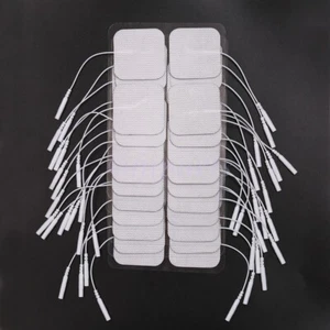 40 TENS Electrode Pads EMS Replacement Unit 7000 3000 2x2 Muscle Stimulator BULK - Picture 1 of 4