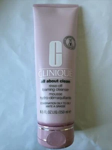 Clinique All About Clean Rinse Off Foaming Cleanser Combination to Oily 8.5oz - Picture 1 of 2