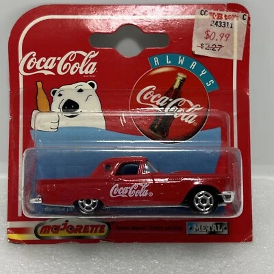 Vintage Majorette Die Cast Coca Cola Chevy New Free Shipping - Image 1 of 4