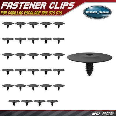 30 piezas clips de retención de aislamiento de capó de nailon de 7,94 mm para Cadillac Escalade SRX STS Foto 1 de 4