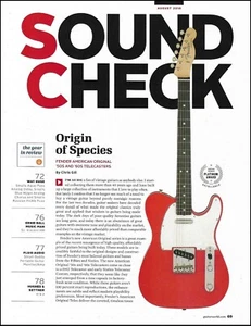 Fender American Original '50s '60s Telecaster 2-page guitar review article - Bild 1 von 3