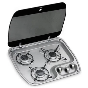DOMETIC CRAMER HBG 3445 3 QUEMADORES CARAVANA AUTOCARAVANA PLACA WAS CE99-EK2000 - Imagen 1 de 3