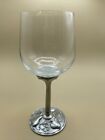 Vintage 1997 Seagull Canada by Etain Zinn Fine Pewter Wine Glass Pears Leaves
