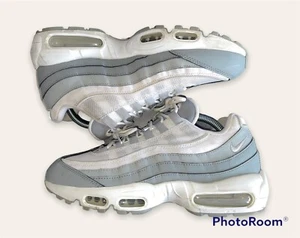 Nike Air Max 95 Essential WHITE GREY FOG - CT1268-100 3M Size 8.5 Streetwear - Picture 1 of 12