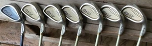 RH Lady Cobra II Oversize Irons 4-PW Graphite IQ shafts Hump - Picture 1 of 4