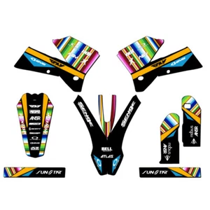 2005-2006 SX SERAPE Black Senge Graphics Kit Compatible with KTM - Picture 1 of 10