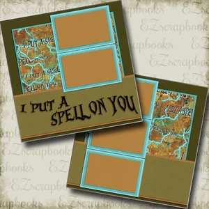 Spell on You - 2 Premade Scrapbook Pages - EZ Layout 5334 - Picture 1 of 2