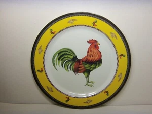 MELAMIN WARE GOURMET DESIGN HAHN, 9,5" TELLER NEUER ALTER BESTAND - Bild 1 von 4