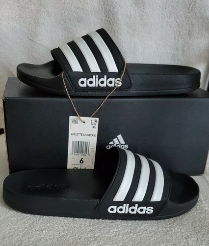 Adidas Adilette Scivolo Doccia Bambino Taglia 6 Nuoto Nero G27625