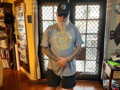 GEN MERCH 50th ANNIVERSARY STONE CULT movie t shirt Aussie size Kawasaki BIKER - image 1 of 4