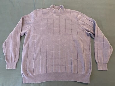 Blair Sweater Long Sleeve Ribbed Mock Neck Pullover Woman's X-Large Dusty Lilac - Image 1 of 4