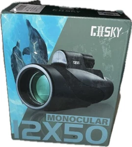Gosky Titan 12X50 Monocular Telescope with Smartphone Holder Open Box - Picture 1 of 6