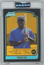 2003 Bowman Chrome Uncirculated - Felix Pie #327 - RC Gold Refractor #/170 Cubs