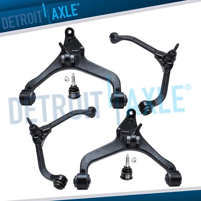 Front Upper And Lower Control Arm & Ball Joints for 2002 2003 2004 Jeep Liberty - Image 1 of 4