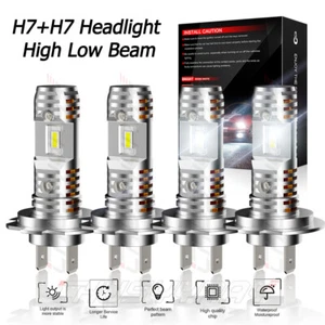 4X H7+H7 Combo Headlights High Low Beam for Mercedes-Benz CLS550 2007-2011 - Picture 1 of 11