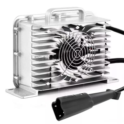 Cargador de batería de litio para carro de golf de 48 voltios 25 amperios para Yamaha G29 Drive 3 pin Plug Foto 1 de 4