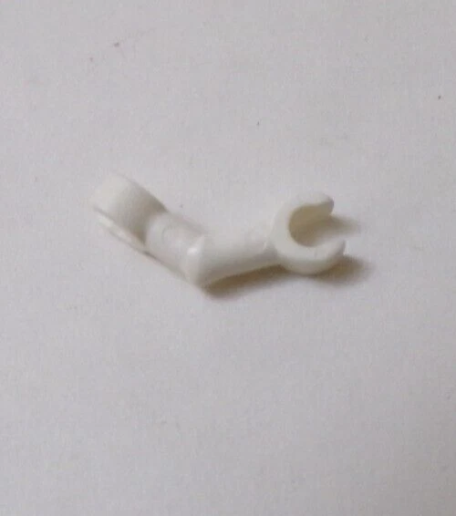 Белый механический рычаг LEGO X1, согнутые зажимы, 93609 (028-39) - Изображение 1 из 1