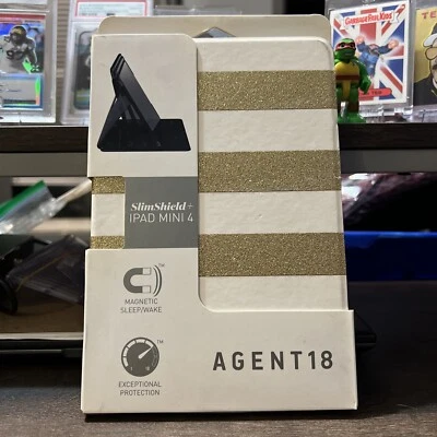 Agent18 SlimShield+ Case for iPad Mini 4 - Gold Sparkle - Image 1 of 4