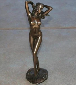ARTE VERONESO Bronce Mujer Desnudo Erótico Sexy ESTATUA FIGURA 11 Nuevo" - Imagen 1 de 1