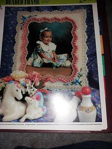 Plastic Canvas Beaded Frame pattern - Picture 1 of 1