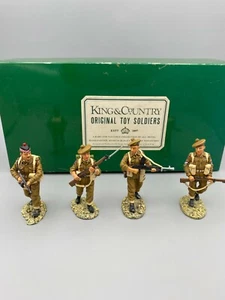King & Country EA001 Ottava Armata Pattuglia Scozzese Ritirata Raro - Foto 1 di 2