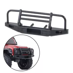 Parachoques delantero de metal con base de cabrestante para 1/10 RC Crawler TRX4 Defender SCX10 90046 - Imagen 1 de 9
