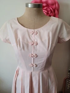 Vestido Rockabilly Clásico 10 Vintage Años 50 Rosa Internacional Ltd Bahamas - Imagen 1 de 12