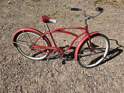 Vintage 1965 Boys Red Typhoon Bicycle Flat Rate Shipping $150 - Image 1 of 4
