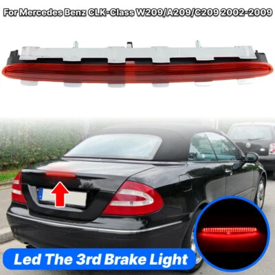 Для 2002-09 Mercedes CLK350 CLK500 W209 красный объектив светодиодный третий 3-й стоп-сигнал - Изображение 1 из 4